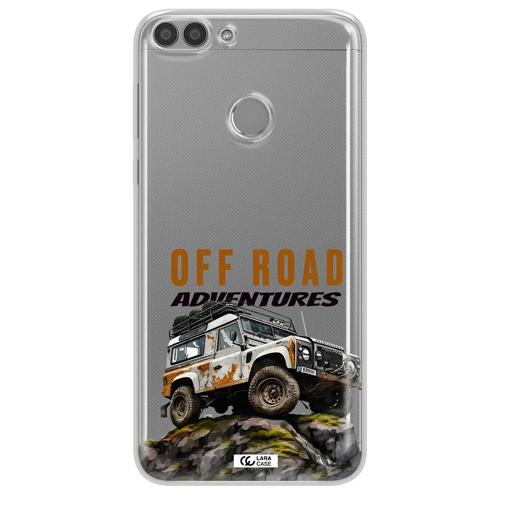 A Car With Rust On Top Huawei P Smart 2017 Clear Tpu Case
