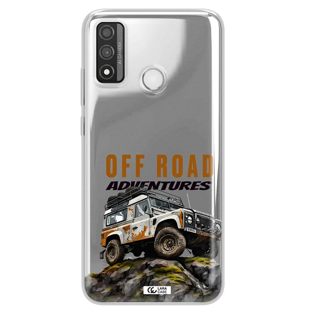 A Car With Rust On Top Huawei P Smart 2020 Clear Tpu Case