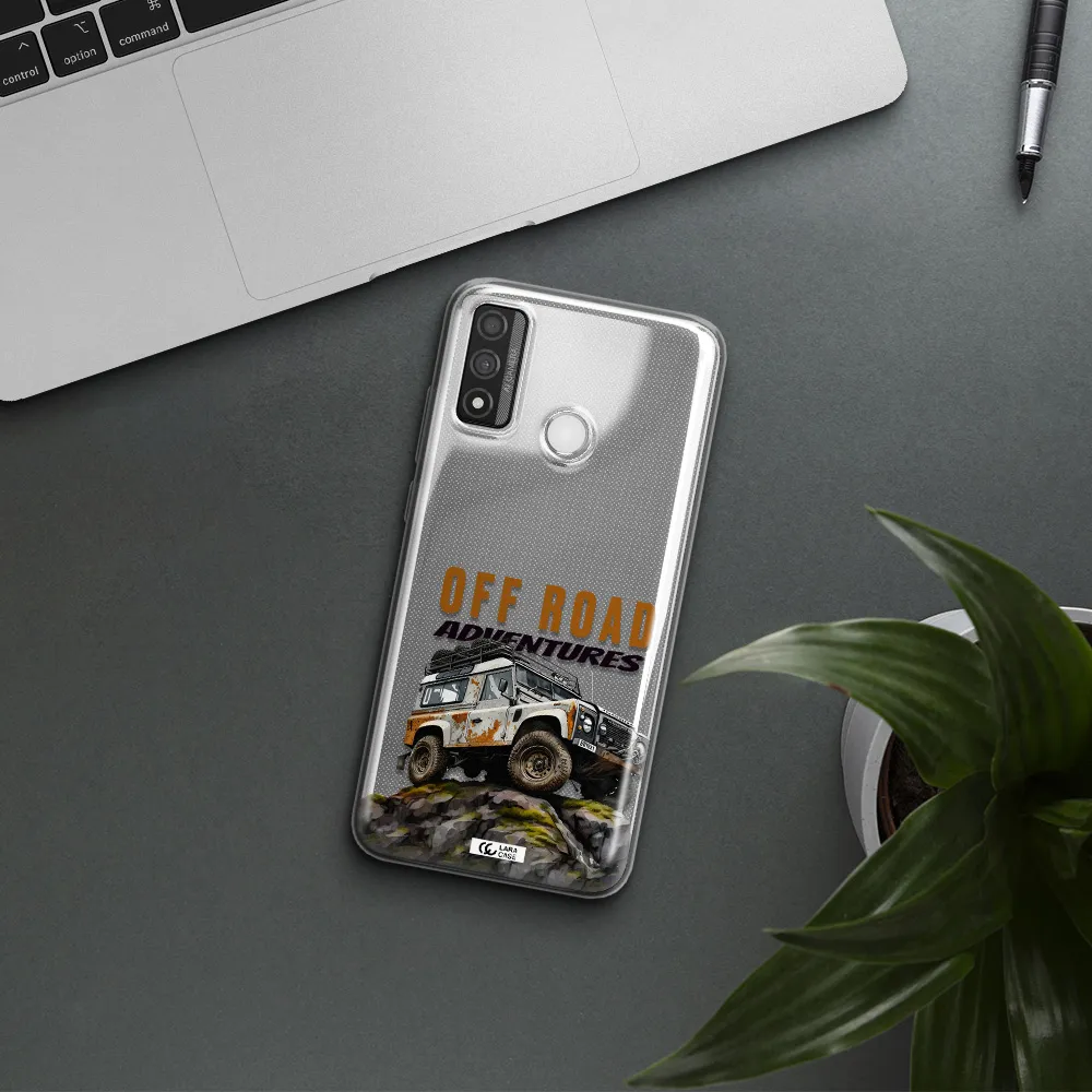 A Car With Rust On Top Huawei P Smart 2020 Clear Tpu Case