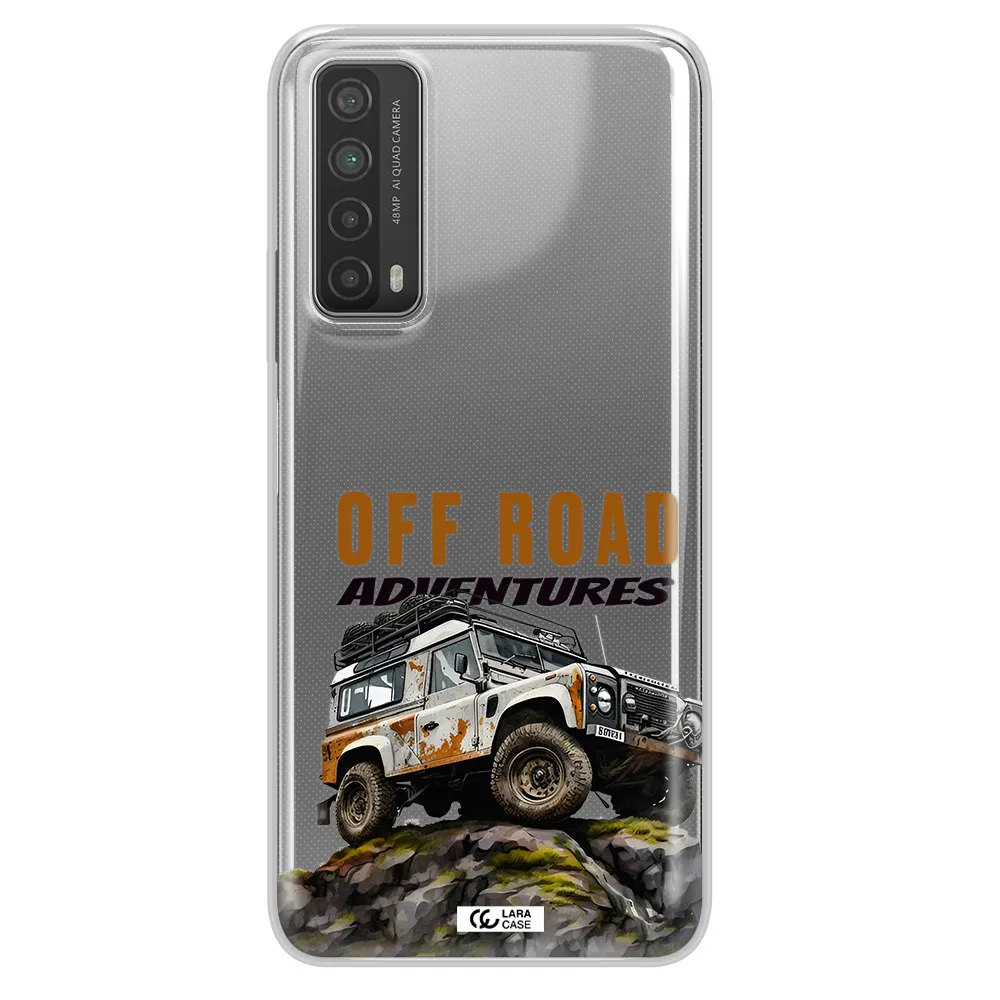 A Car With Rust On Top Huawei P Smart 2021 Clear Tpu Case