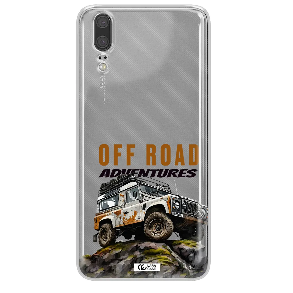 A Car With Rust On Top Huawei P20 Clear Tpu Case