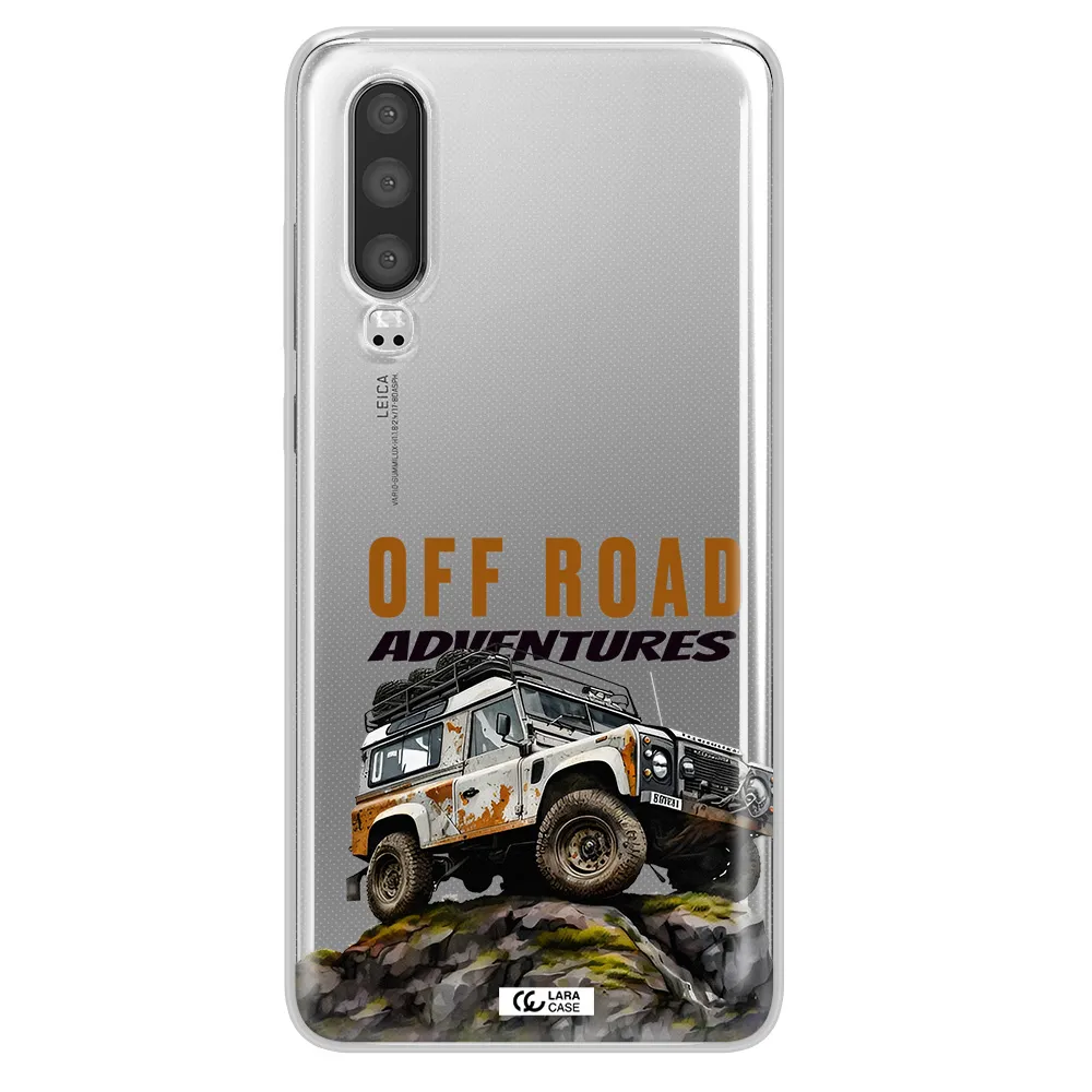 A Car With Rust On Top Huawei P30 Clear Tpu Case