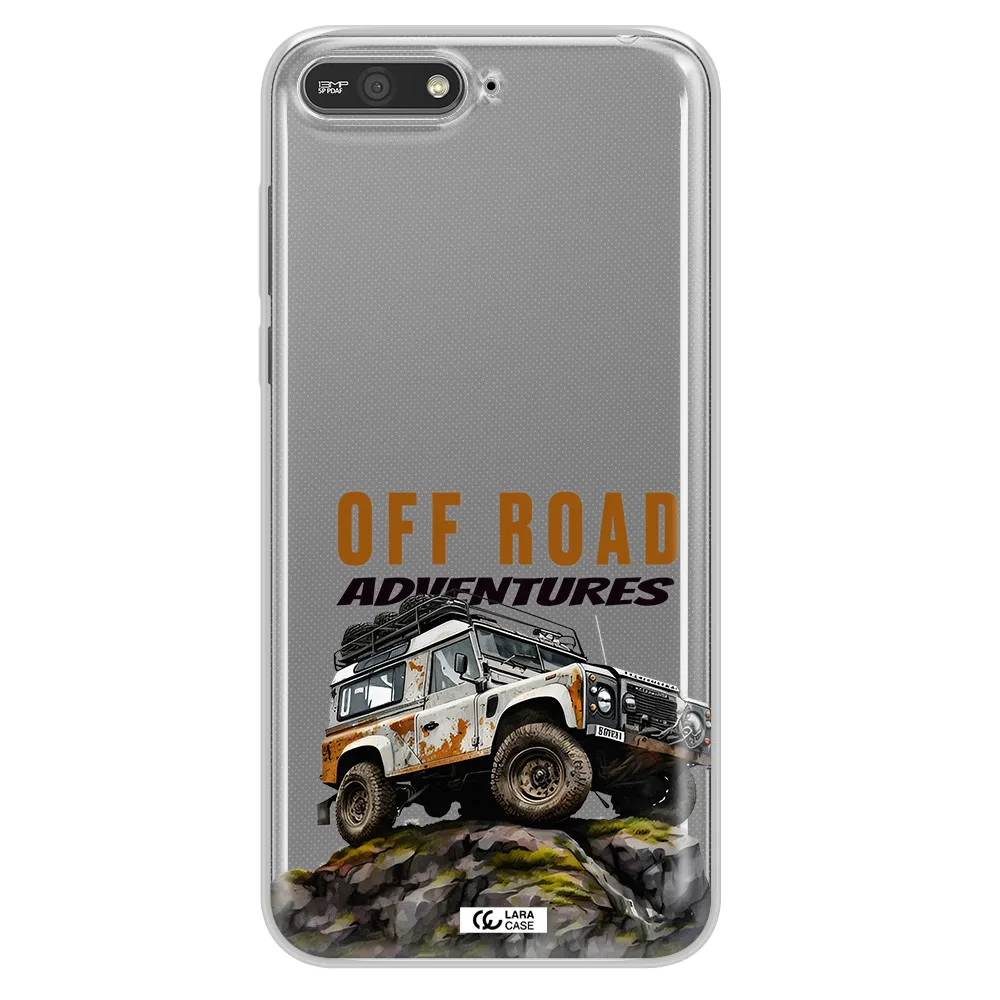 A Car With Rust On Top Huawei Y6 2018 Clear Tpu Case