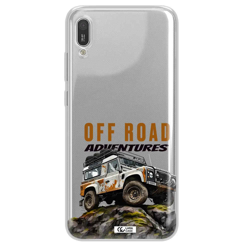 A Car With Rust On Top Huawei Y6 Pro 2019 Clear Tpu Case