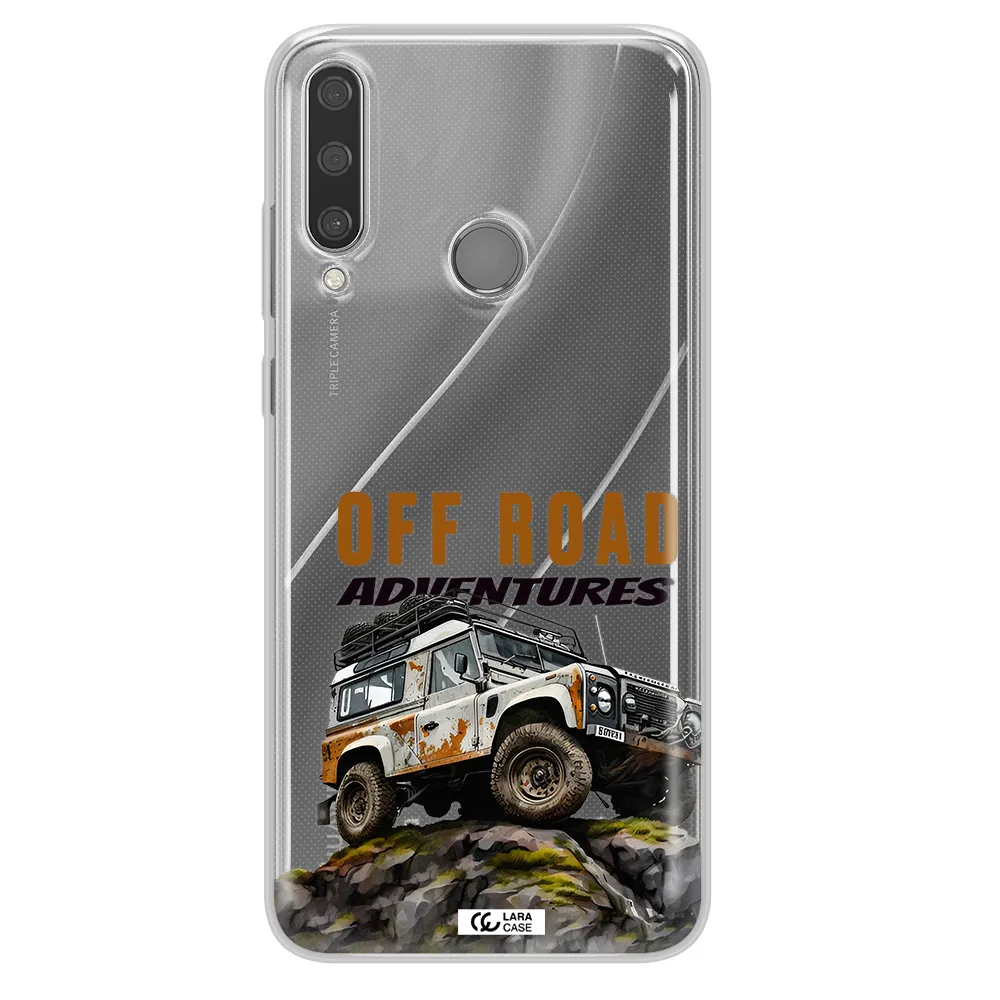 A Car With Rust On Top Huawei Y6P Clear Tpu Case