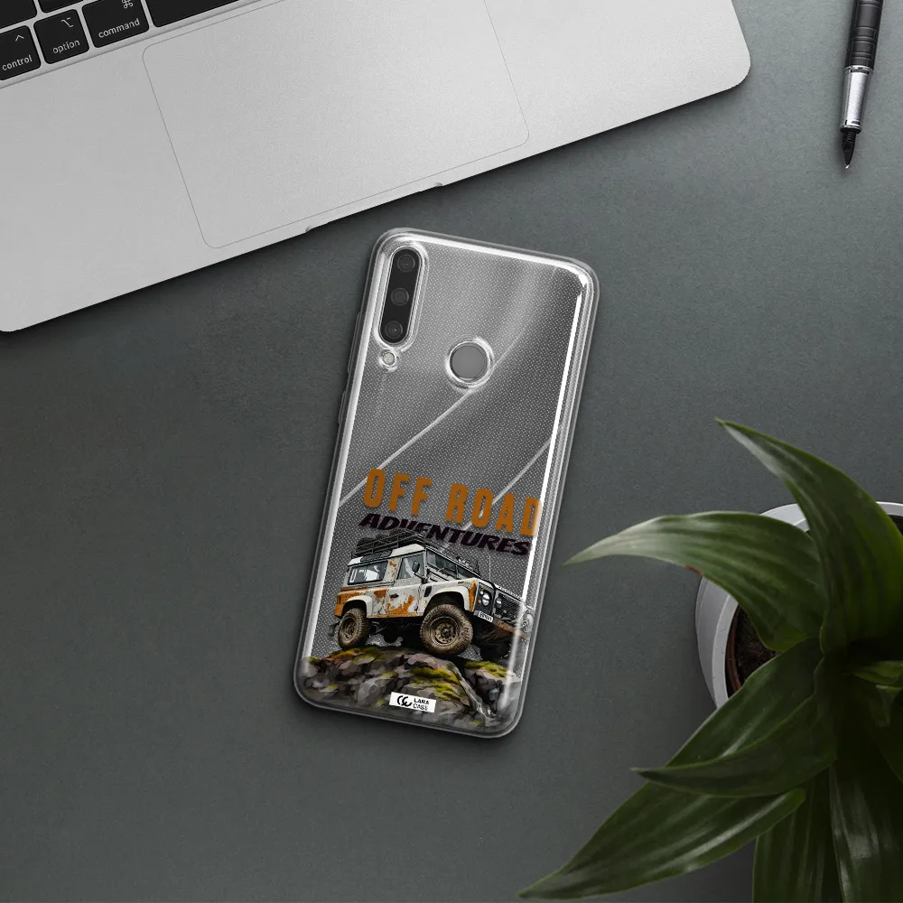 A Car With Rust On Top Huawei Y6P Clear Tpu Case