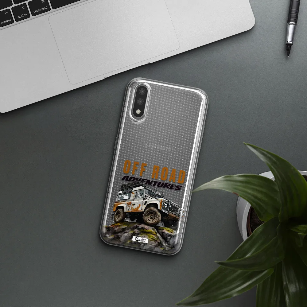 A Car With Rust On Top Samsung A01 Clear Tpu Case