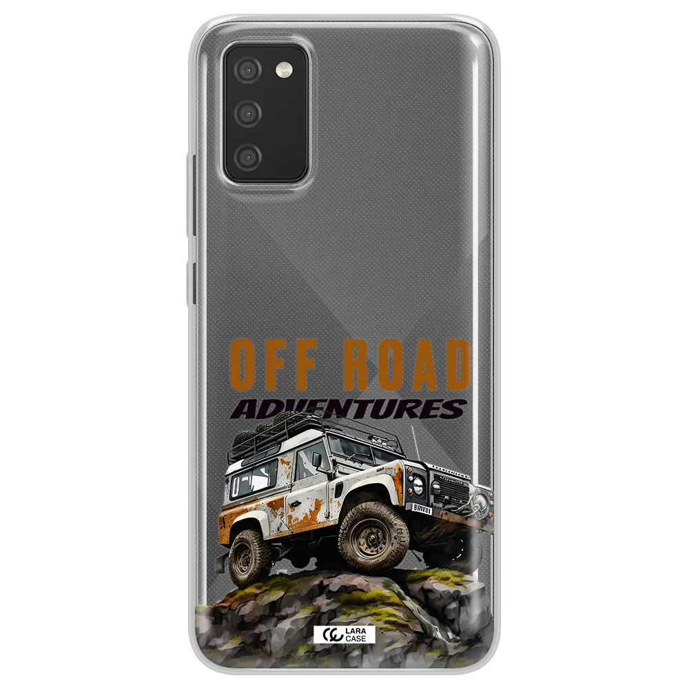 A Car With Rust On Top Samsung A02S Clear Tpu Case