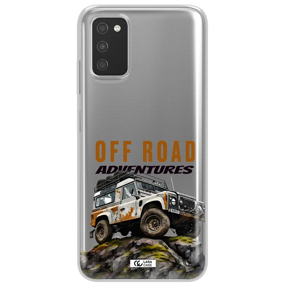 A Car With Rust On Top Samsung A03S Clear Tpu Case