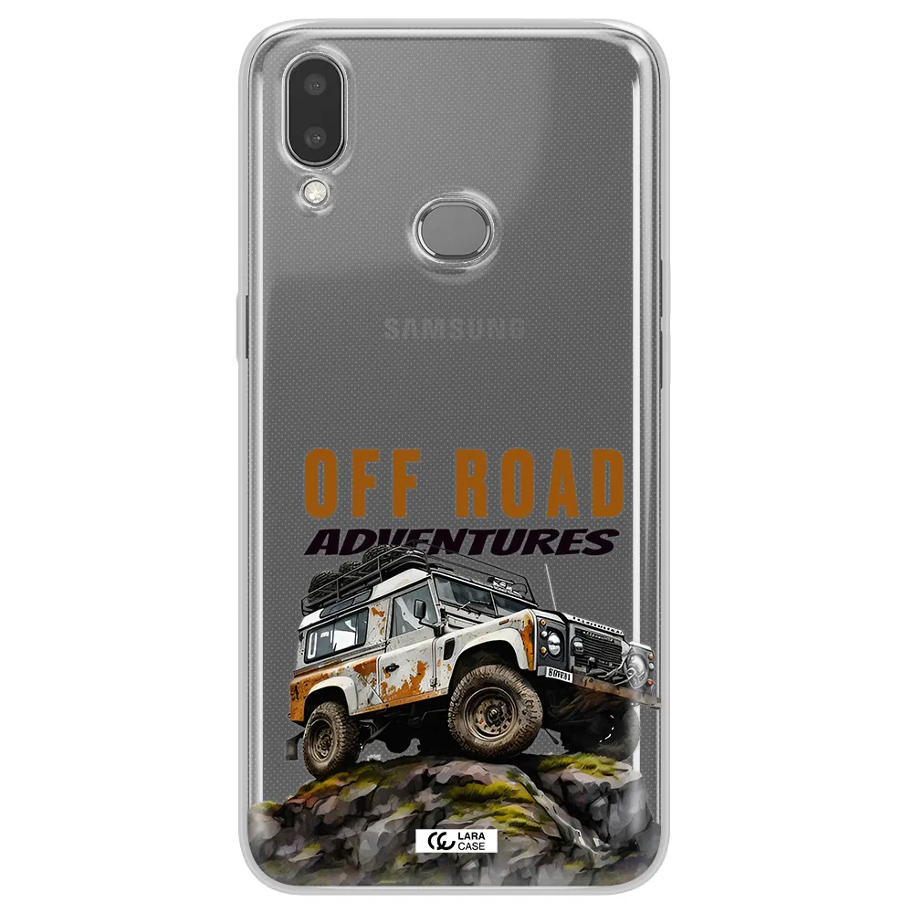 A Car With Rust On Top Samsung A10S Clear Tpu Case