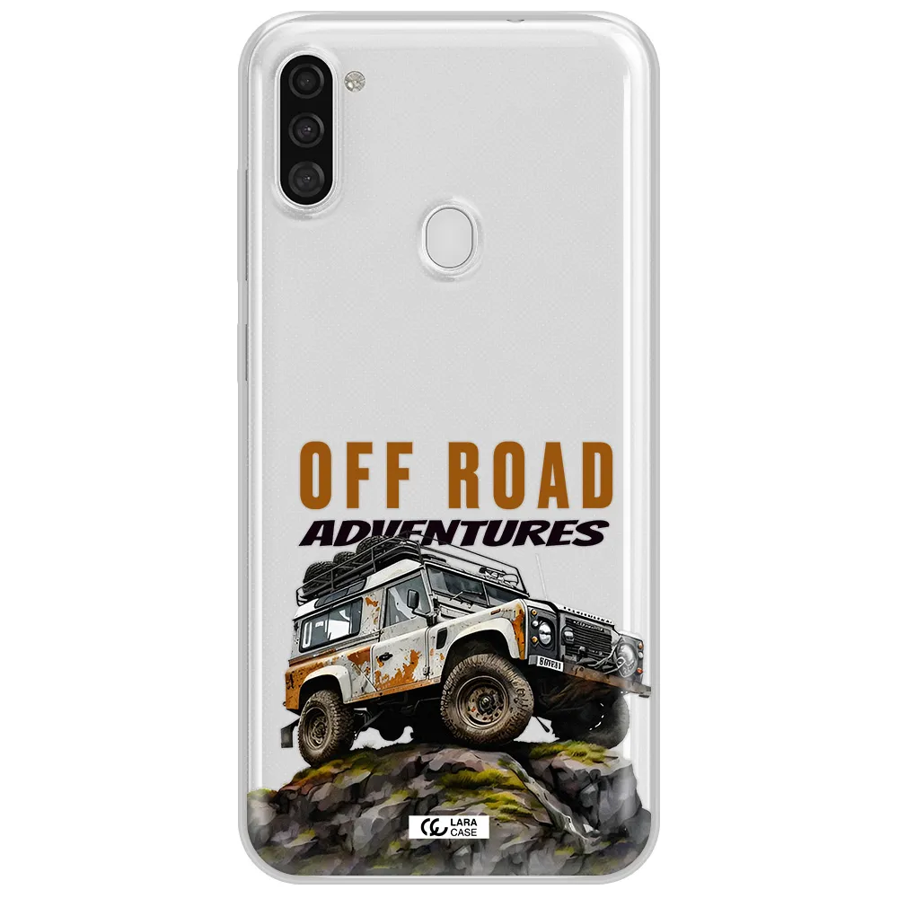 A Car With Rust On Top Samsung A11 Clear Tpu Case