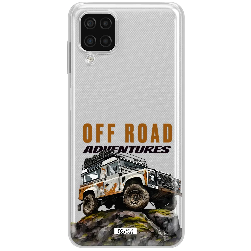 A Car With Rust On Top Samsung A12 4G Clear Tpu Case