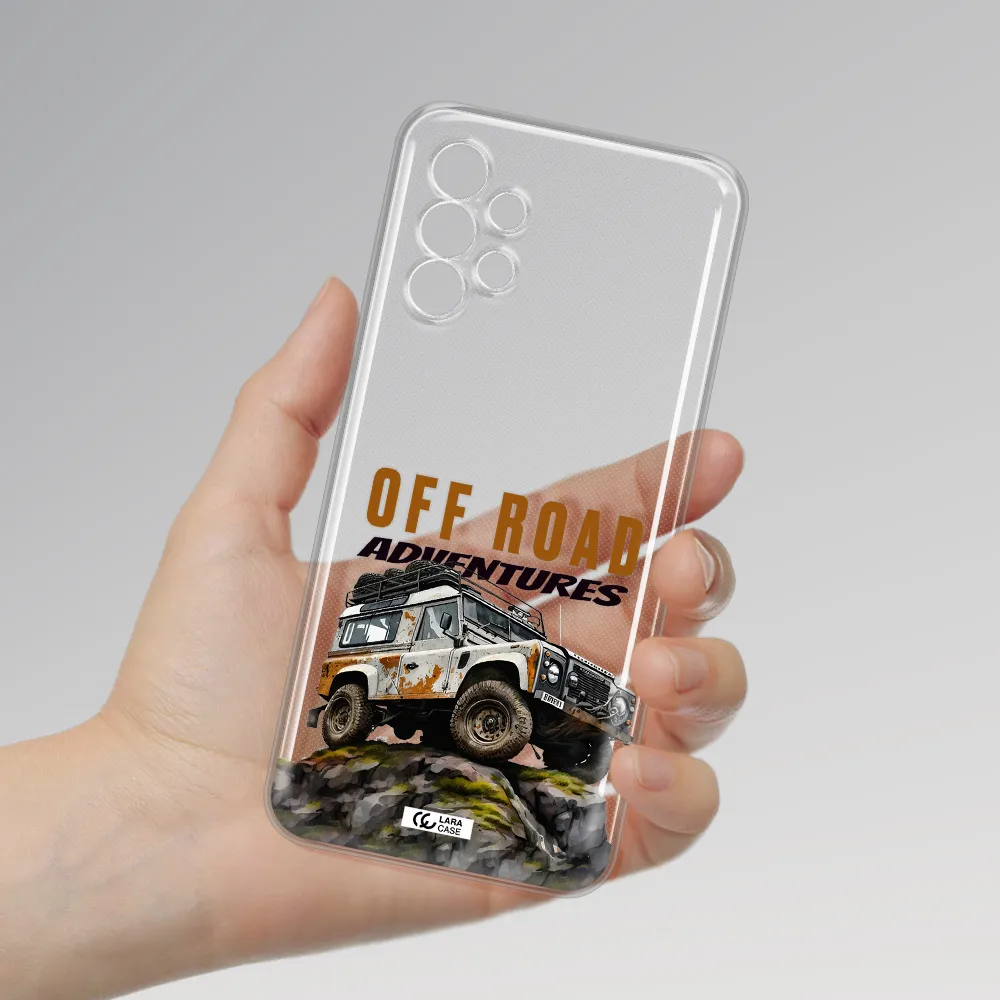 A Car With Rust On Top Samsung A13 4G Clear Tpu Case