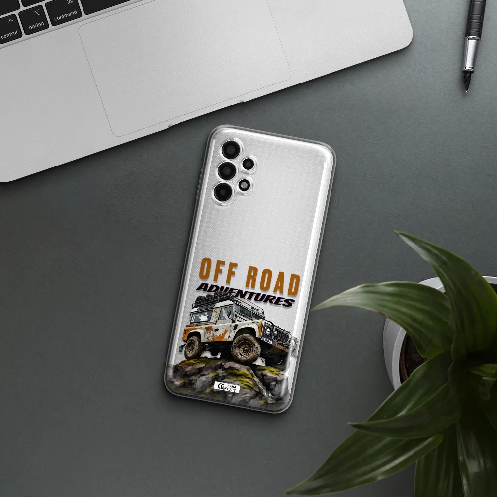 A Car With Rust On Top Samsung A13 4G Clear Tpu Case