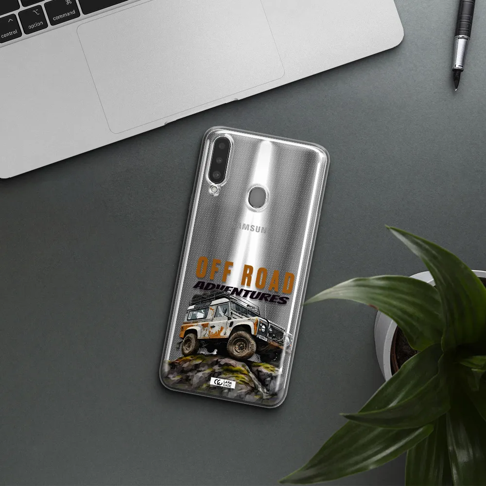 A Car With Rust On Top Samsung A20S Clear Tpu Case