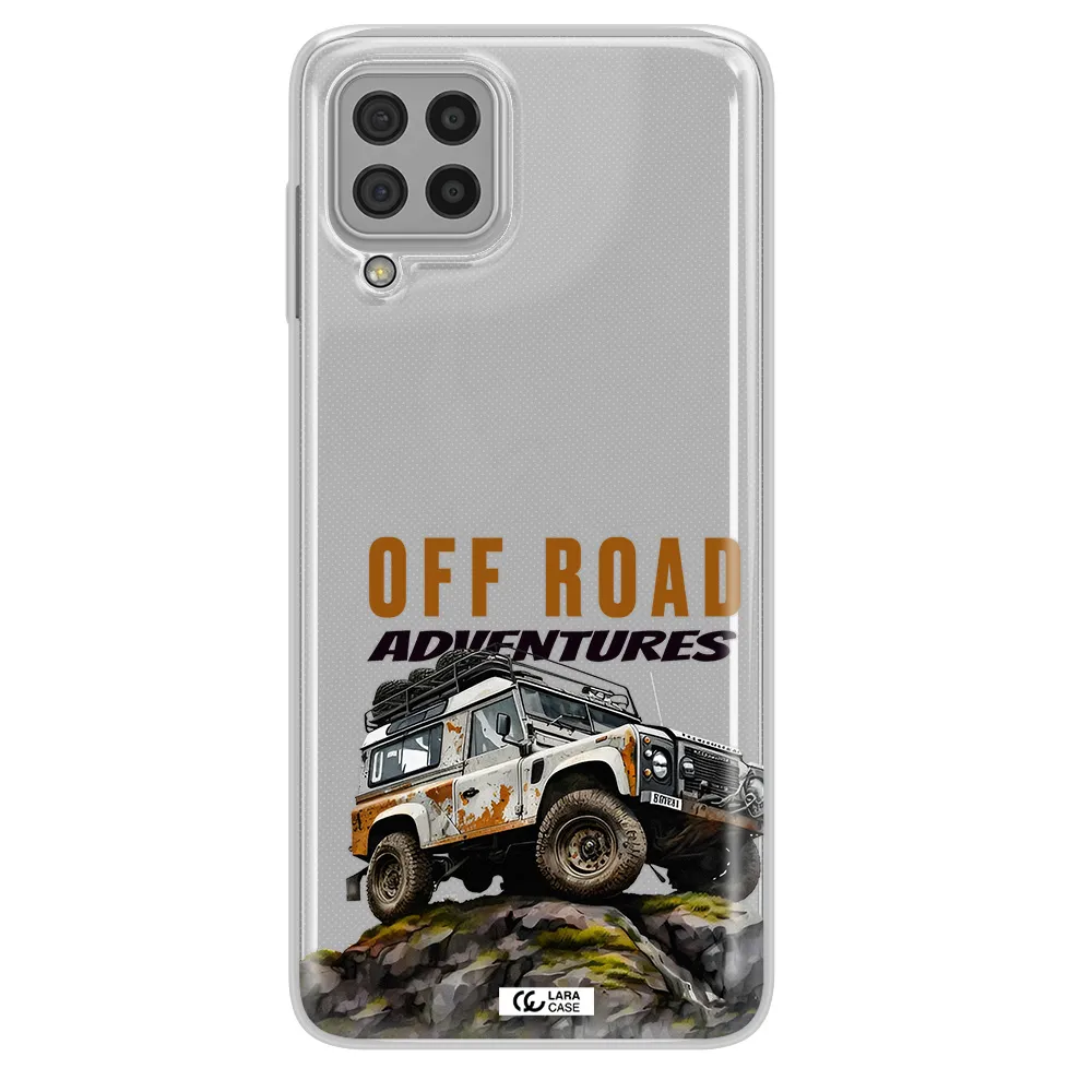 A Car With Rust On Top Samsung A22 4G Clear Tpu Case