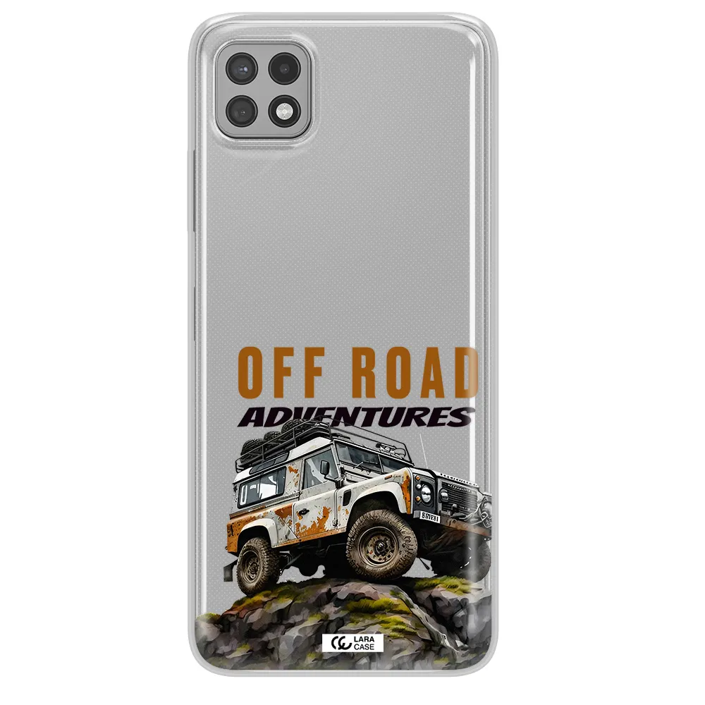 A Car With Rust On Top Samsung A22 5G Clear Tpu Case