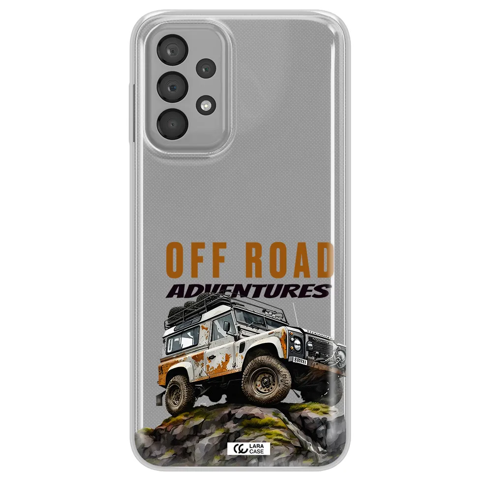 A Car With Rust On Top Samsung A23 Clear Tpu Case