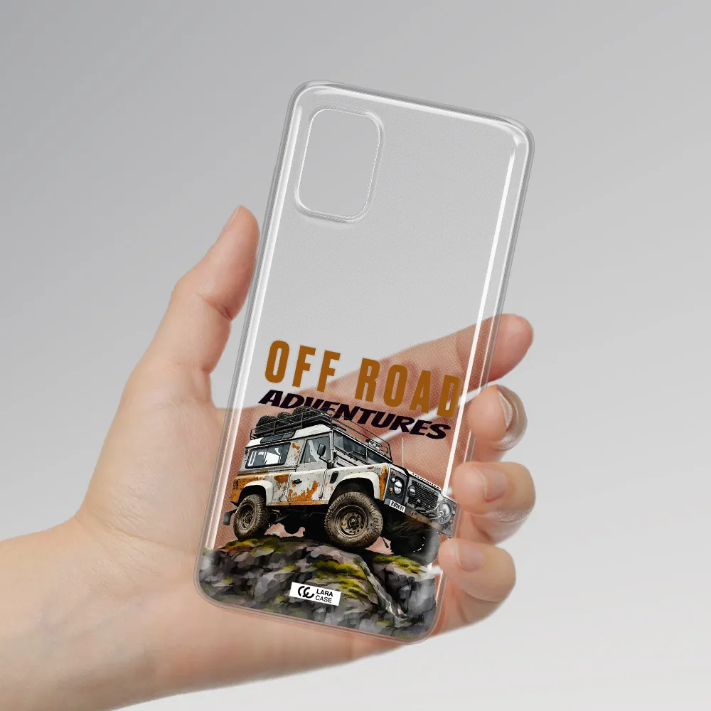 A Car With Rust On Top Samsung A31 Clear Tpu Case