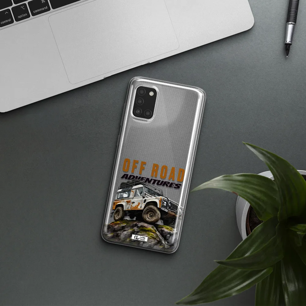 A Car With Rust On Top Samsung A31 Clear Tpu Case