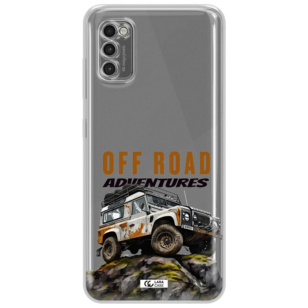A Car With Rust On Top Samsung A41 Clear Tpu Case