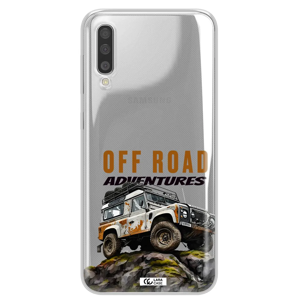 A Car With Rust On Top Samsung A50 Clear Tpu Case
