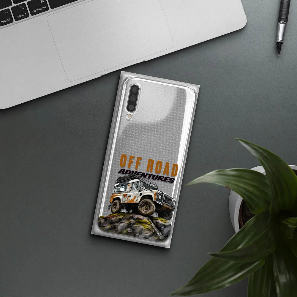 A Car With Rust On Top Samsung A50S Clear Tpu Case