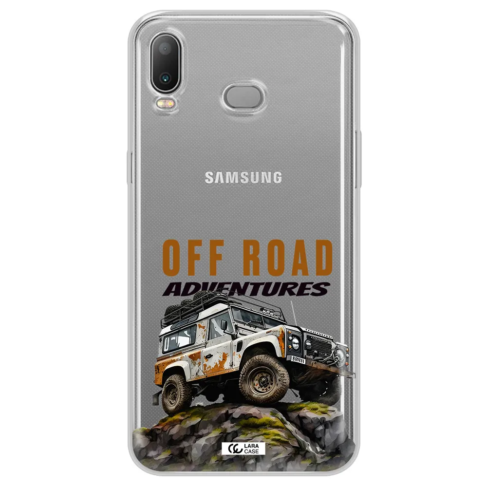 A Car With Rust On Top Samsung A6S Clear Tpu Case