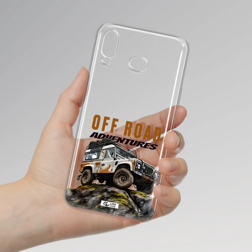 A Car With Rust On Top Samsung A6S Clear Tpu Case