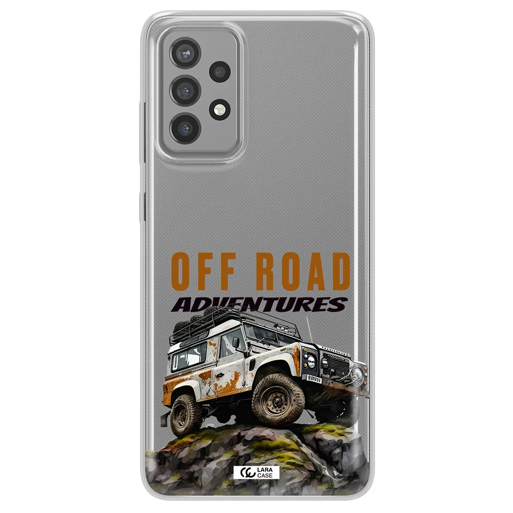 A Car With Rust On Top Samsung A72 Clear Tpu Case