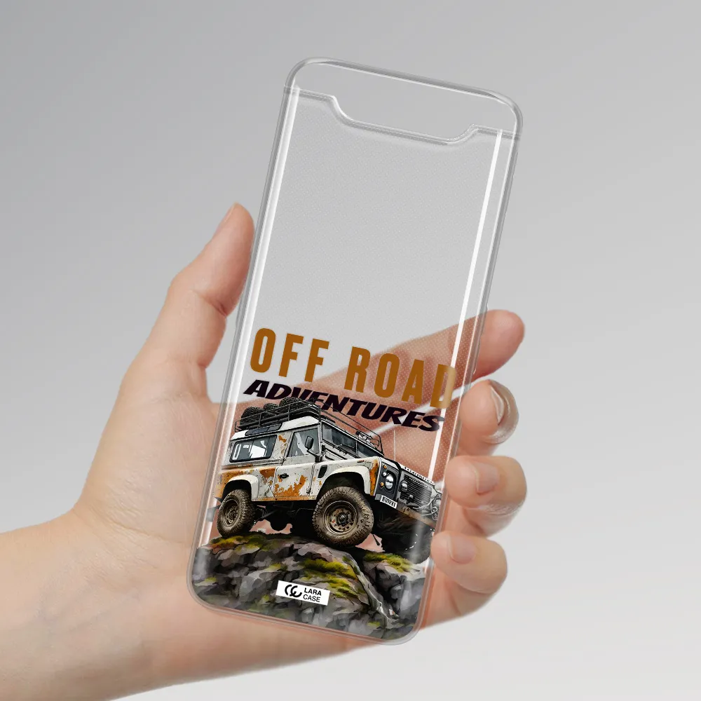 A Car With Rust On Top Samsung A80 Clear Tpu Case