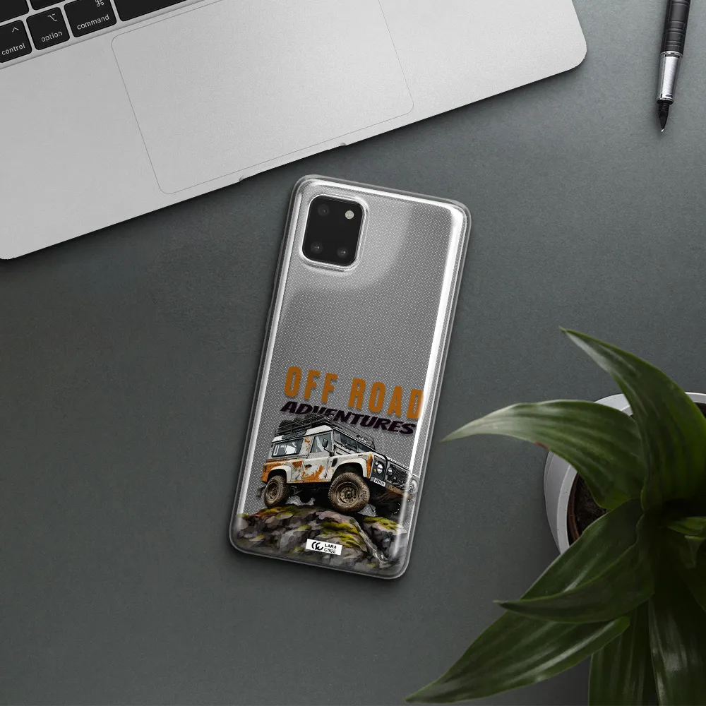 A Car With Rust On Top Samsung A81 Clear Tpu Case
