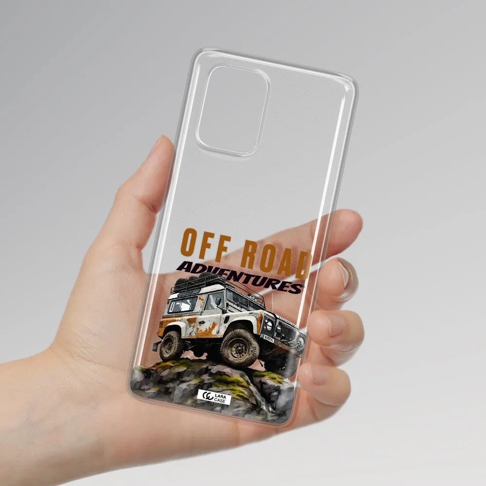 A Car With Rust On Top Samsung A91 Clear Tpu Case