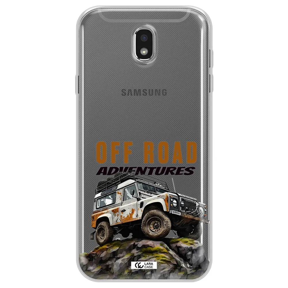 A Car With Rust On Top Samsung J7 Pro Clear Tpu Case