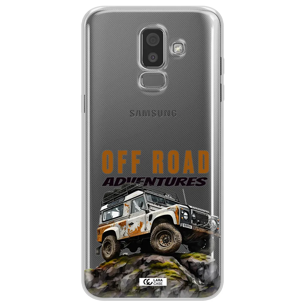 A Car With Rust On Top Samsung J8 Clear Tpu Case