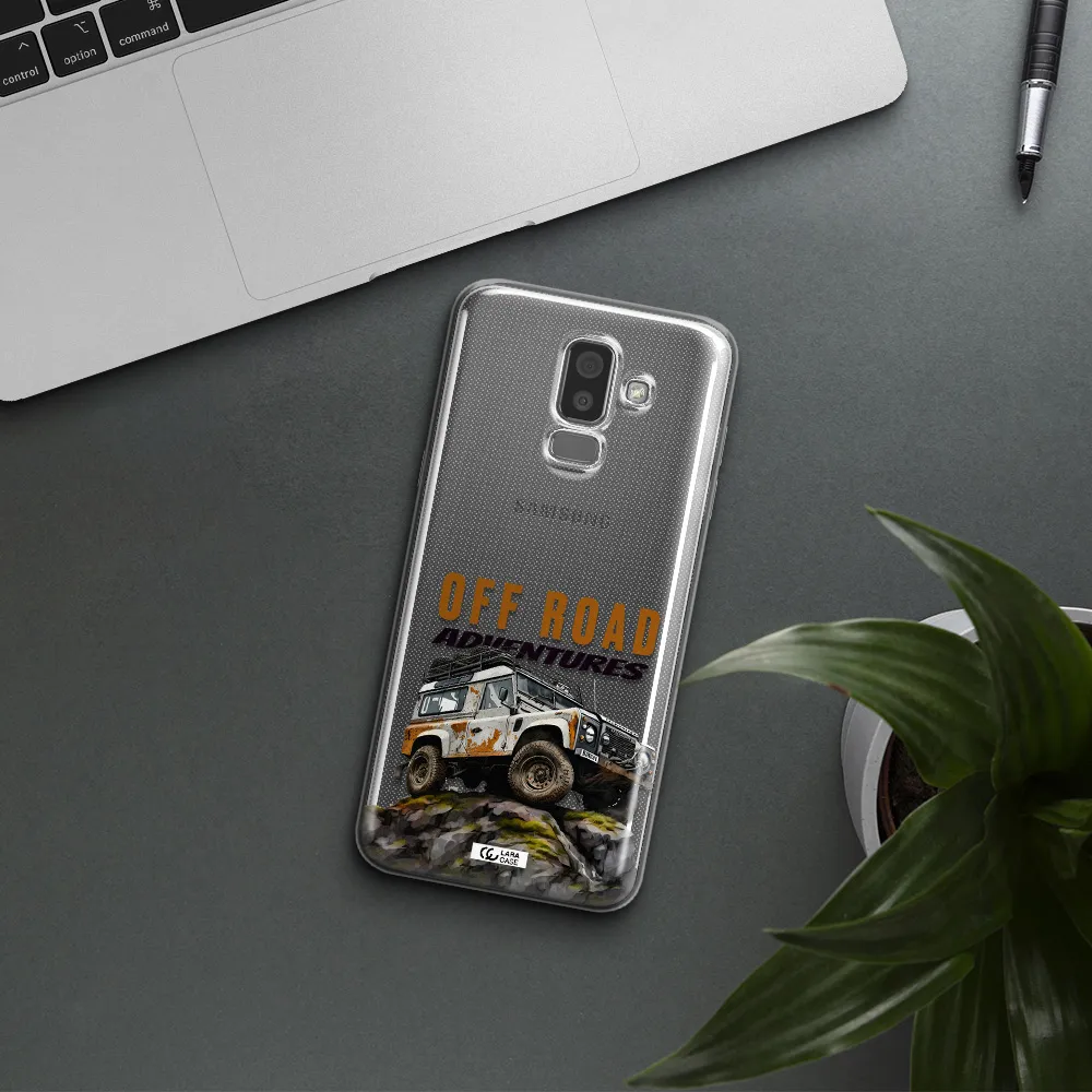 A Car With Rust On Top Samsung J8 Clear Tpu Case