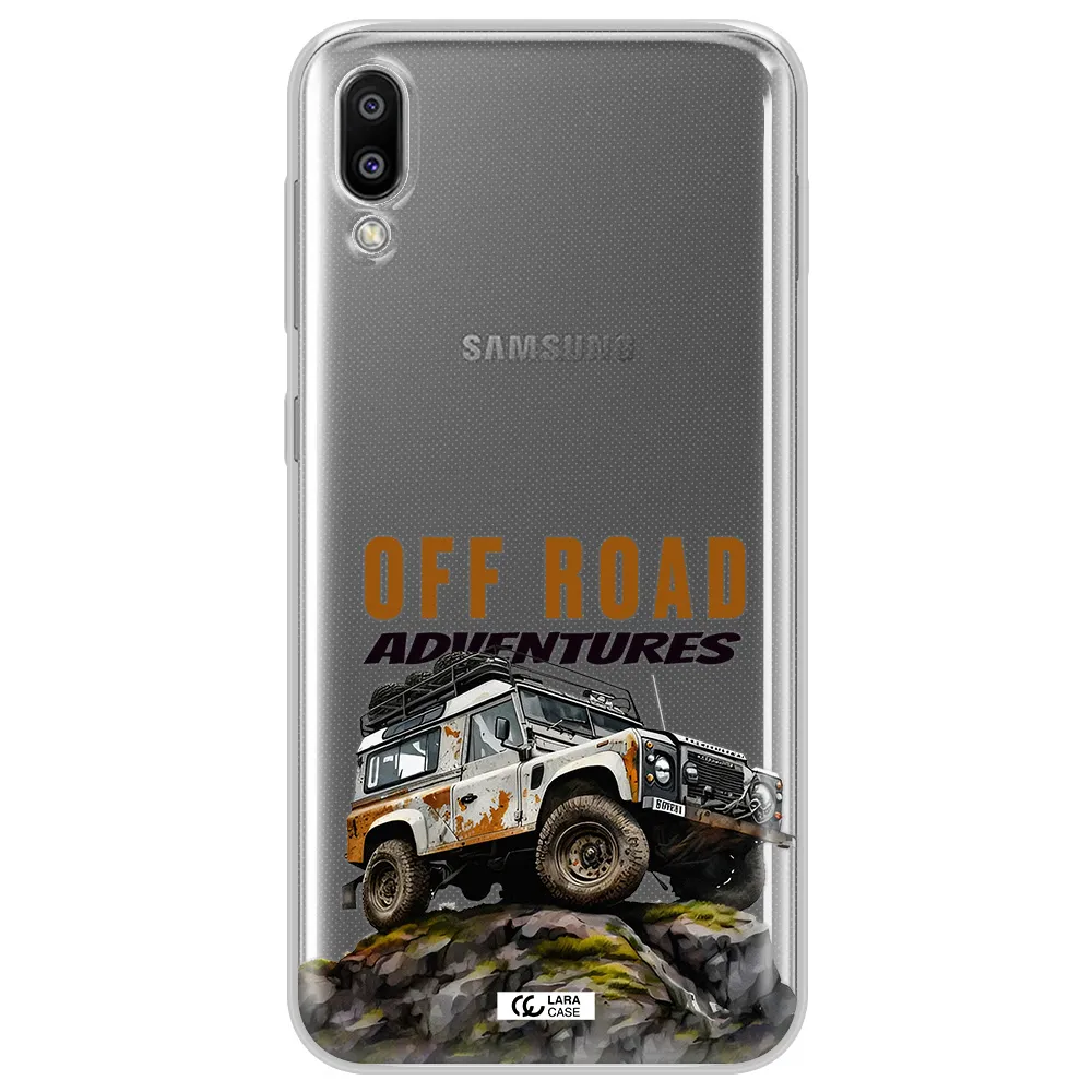 A Car With Rust On Top Samsung M10 Clear Tpu Case