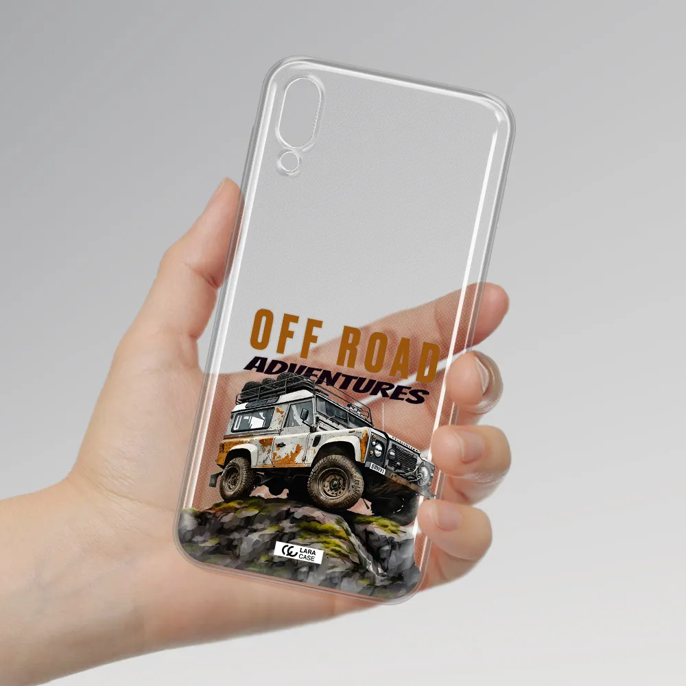 A Car With Rust On Top Samsung M10 Clear Tpu Case