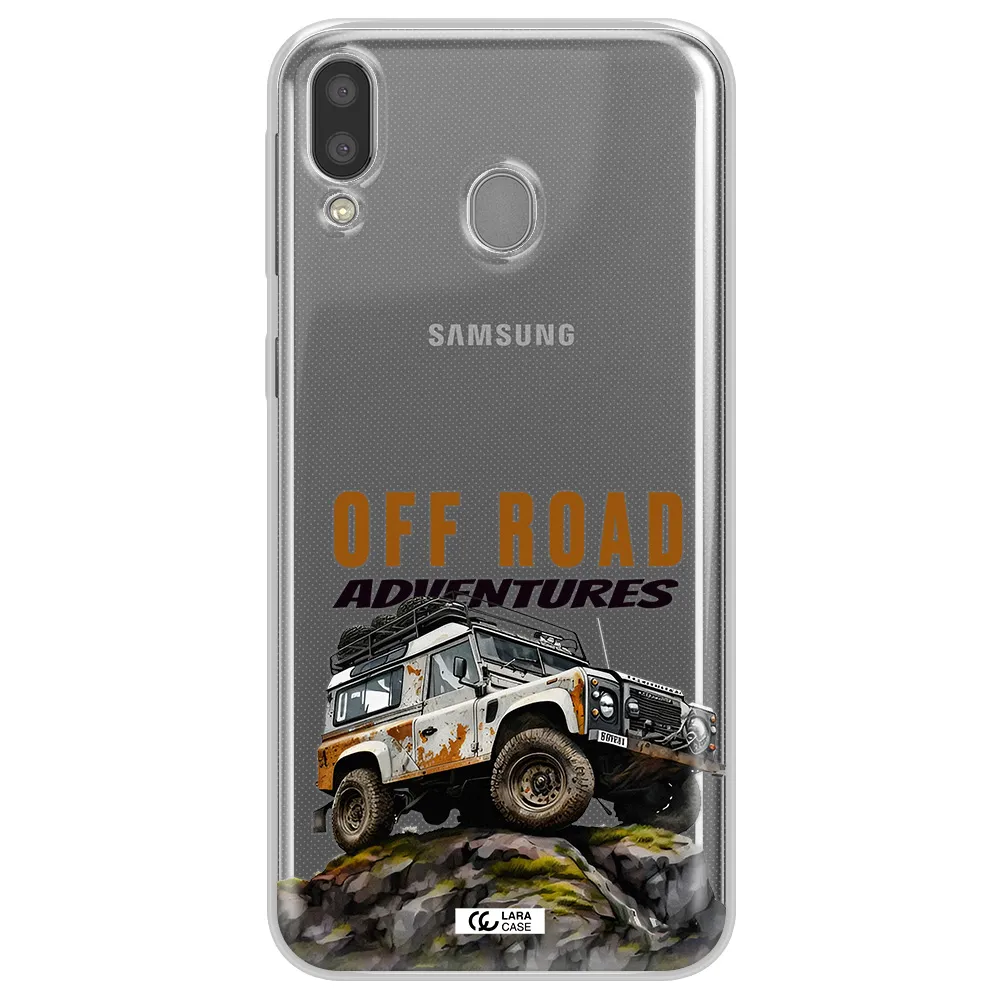 A Car With Rust On Top Samsung M20 Clear Tpu Case