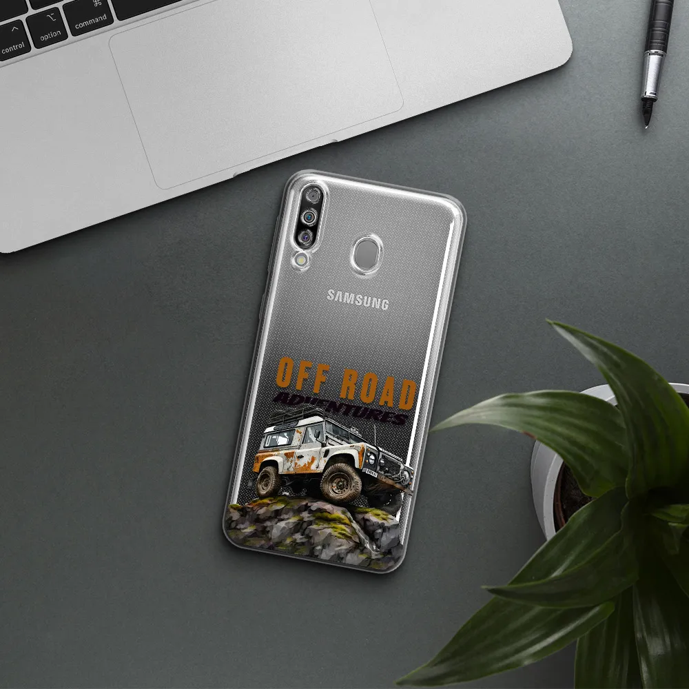 A Car With Rust On Top Samsung M30 Clear Tpu Case