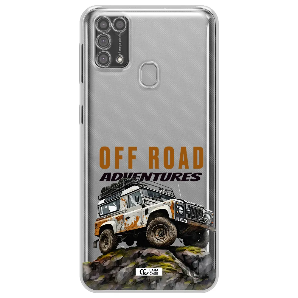 A Car With Rust On Top Samsung M31 Clear Tpu Case