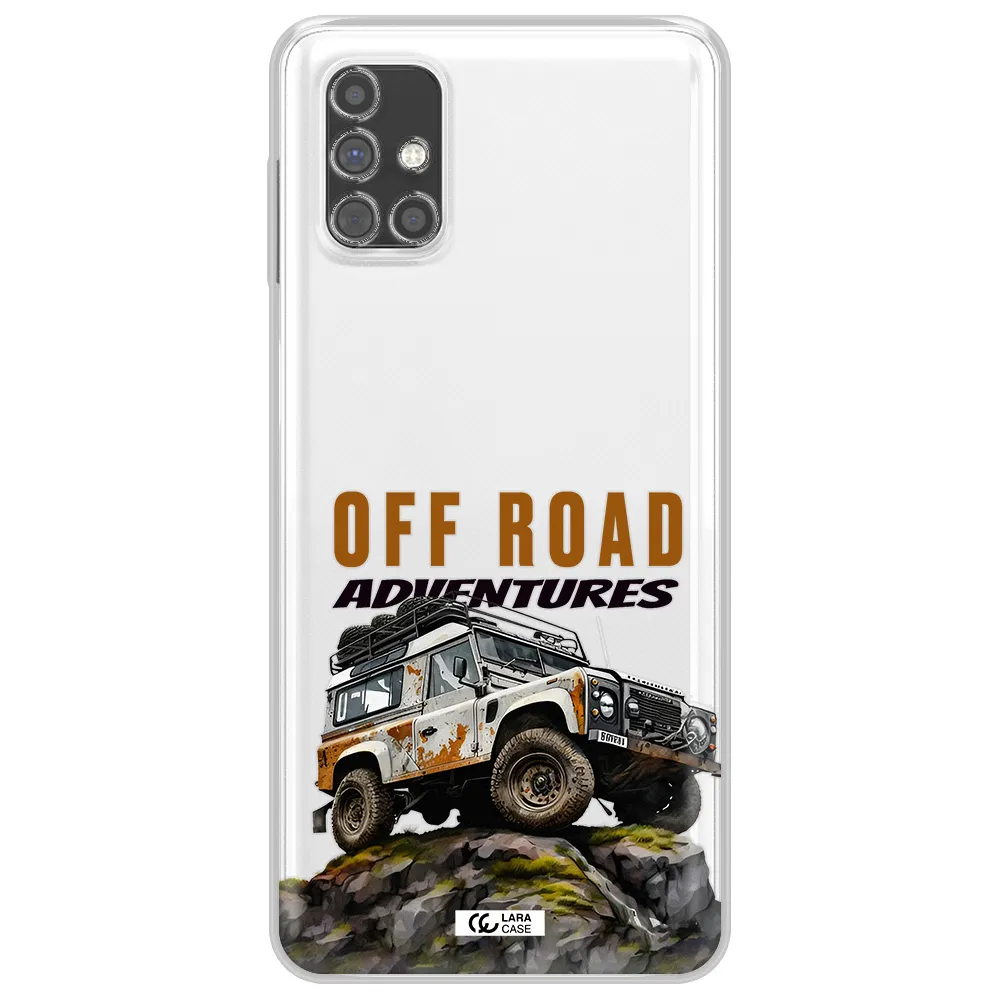 A Car With Rust On Top Samsung M31S Clear Tpu Case