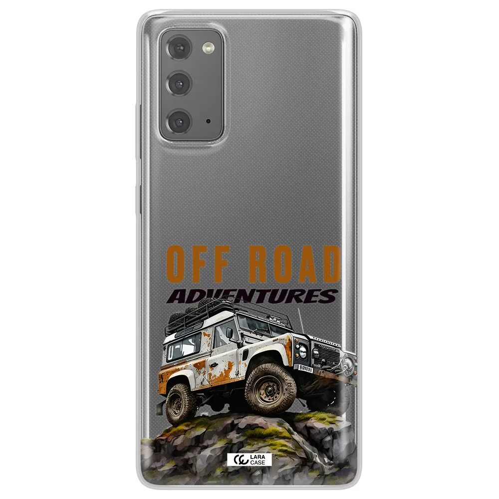 A Car With Rust On Top Samsung Note 20 Clear Tpu Case