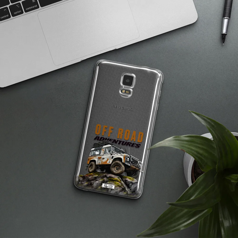 A Car With Rust On Top Samsung Note 4 Clear Tpu Case