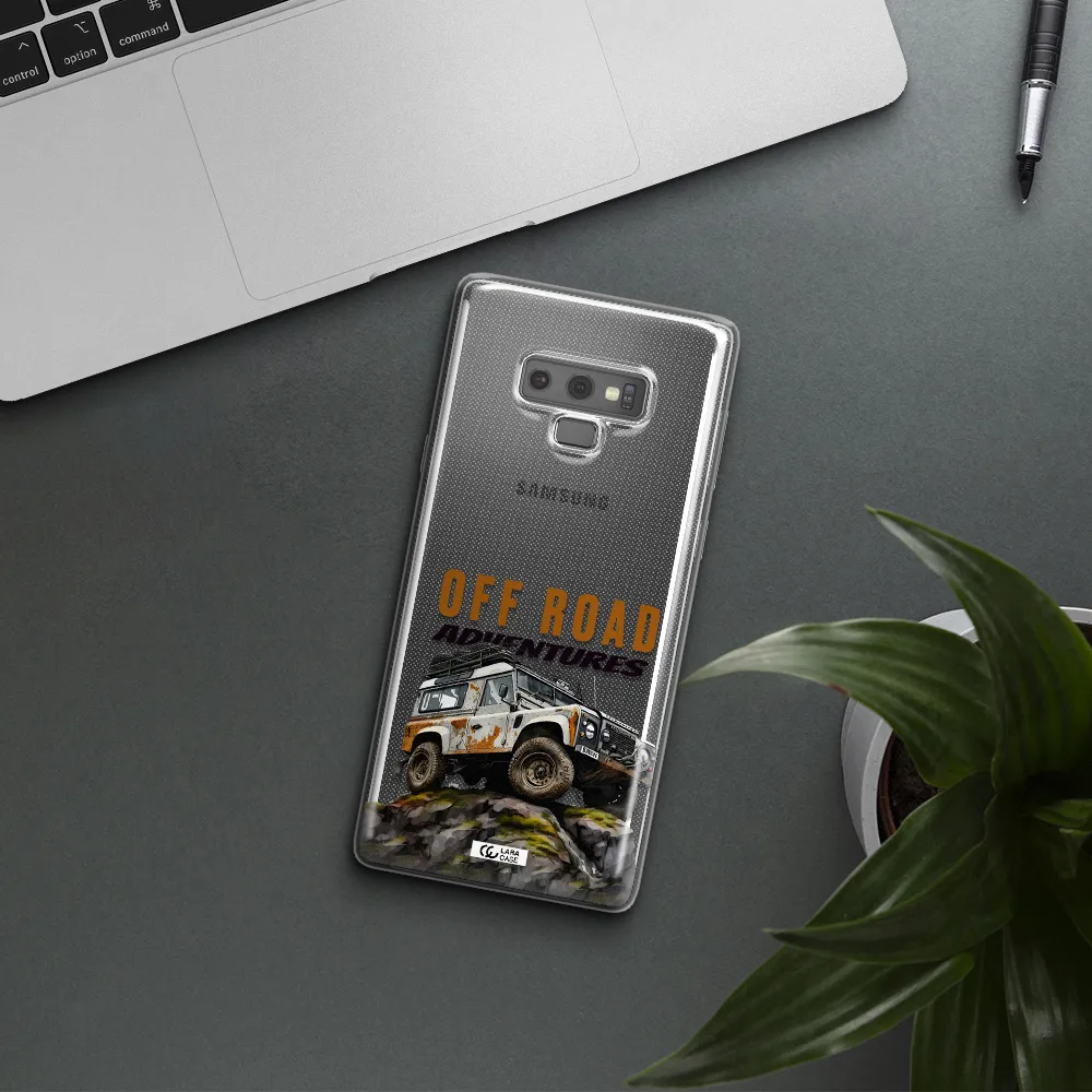 A Car With Rust On Top Samsung Note 9 Clear Tpu Case