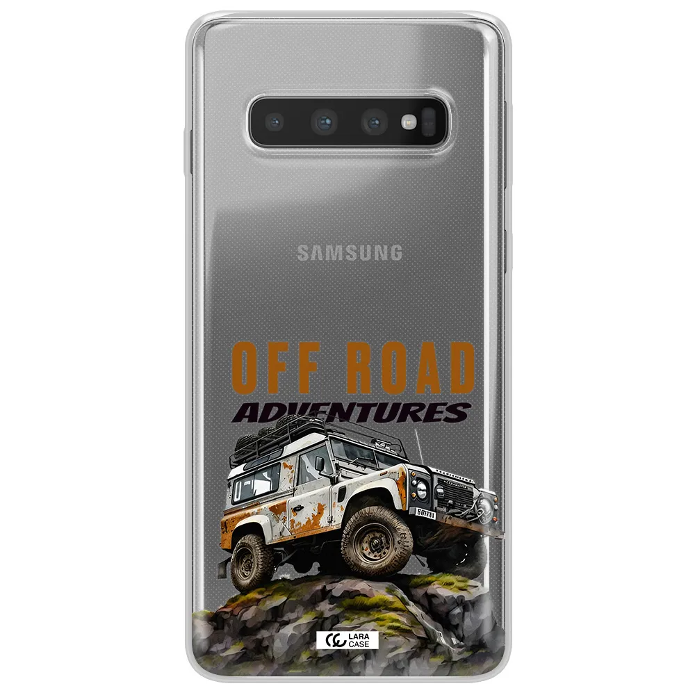 A Car With Rust On Top Samsung S10 Clear Tpu Case