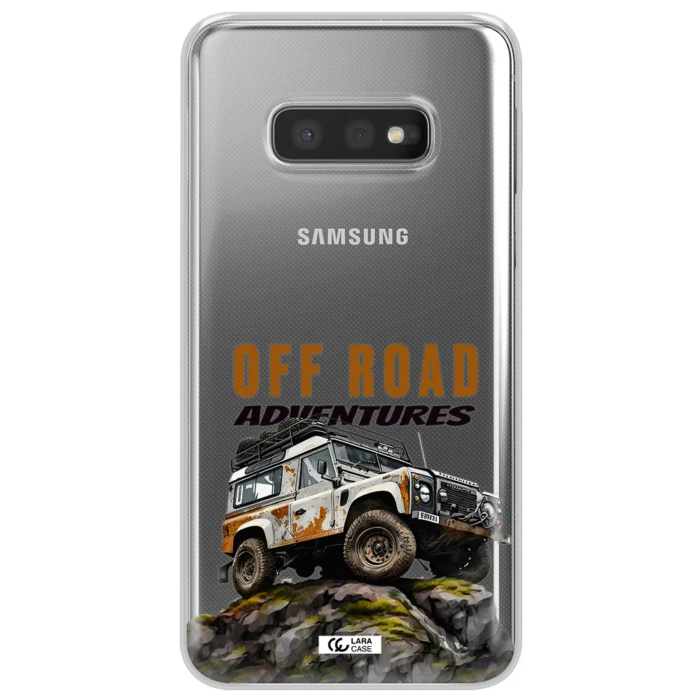 A Car With Rust On Top Samsung S10E Clear Tpu Case