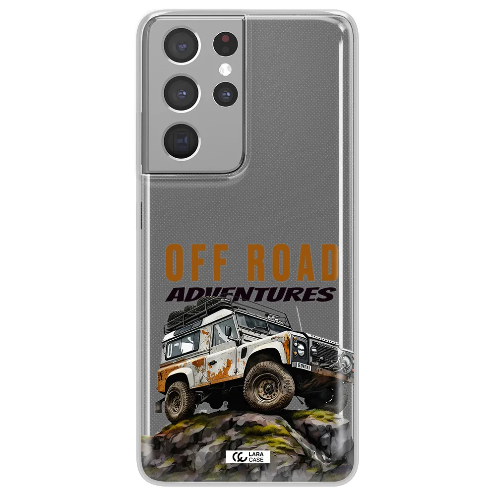 A Car With Rust On Top Samsung S21 Ultra Clear Tpu Case