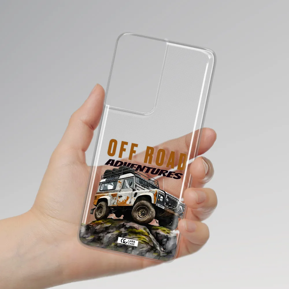 A Car With Rust On Top Samsung S21 Ultra Clear Tpu Case