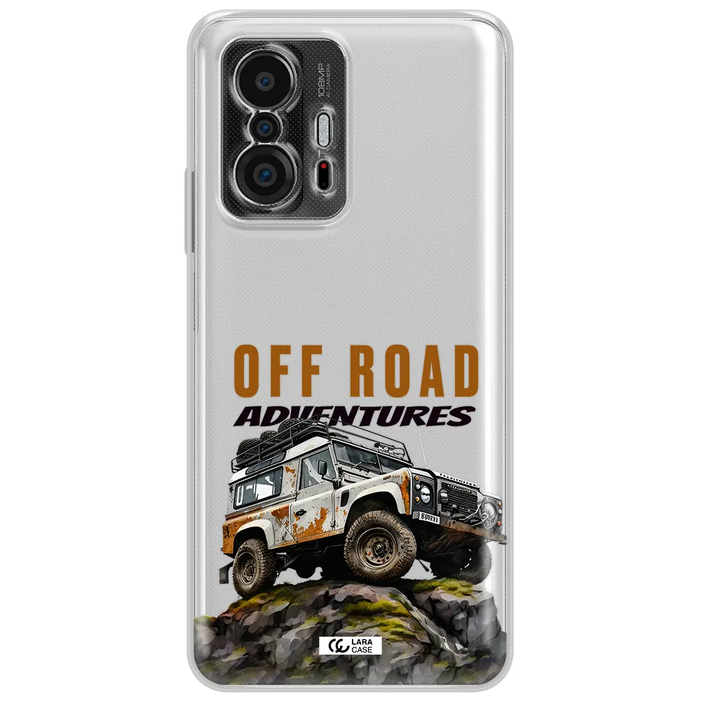 A Car With Rust On Top Xiaomi 11T Clear Tpu Case